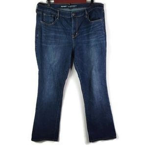 Old Navy Curvy Bootcut Jeans 16 Short Dark Wash